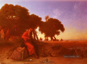 Ein Arabien Encampment Araber Orientalist Charles Theodore Frere Ölgemälde
